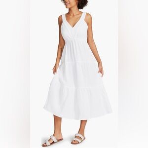Steve Madden White Midi Dress